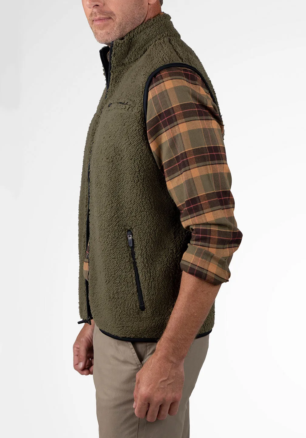Bonded Berber/Polar Fleece Vest