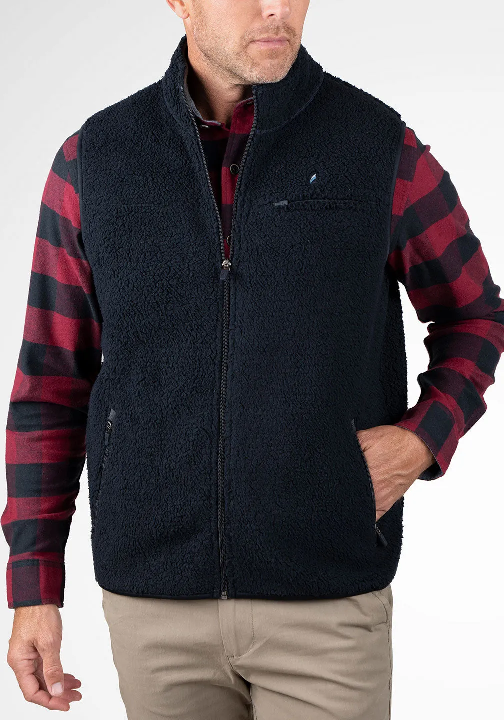 Bonded Berber/Polar Fleece Vest
