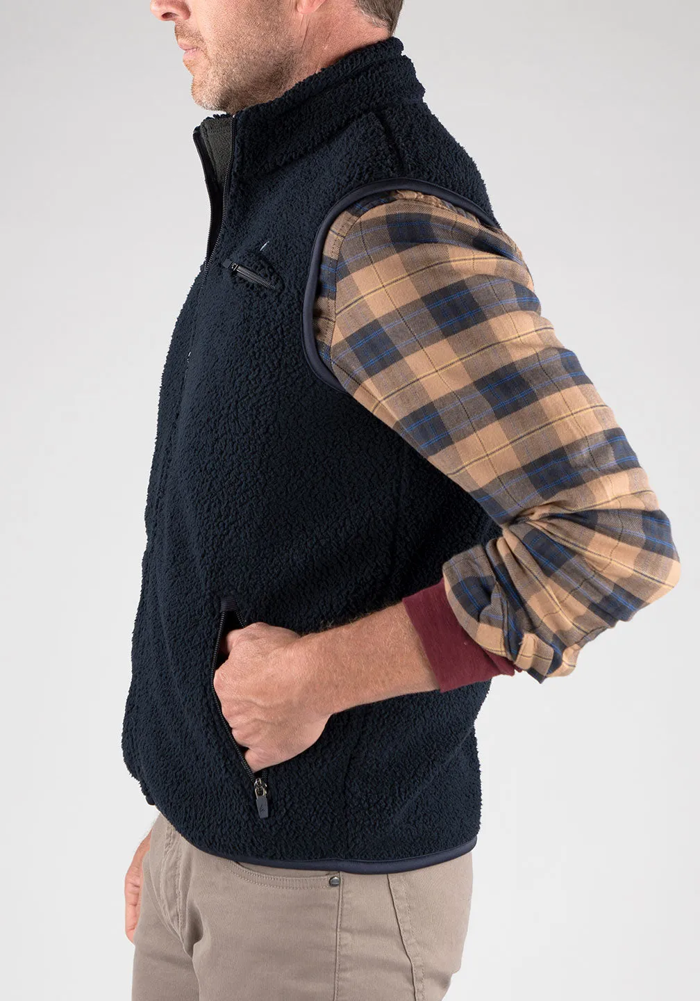 Bonded Berber/Polar Fleece Vest