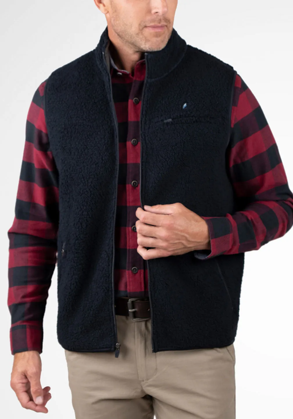 Bonded Berber/Polar Fleece Vest