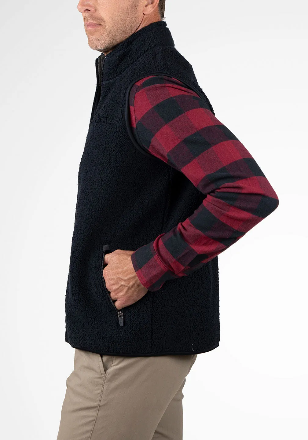 Bonded Berber/Polar Fleece Vest