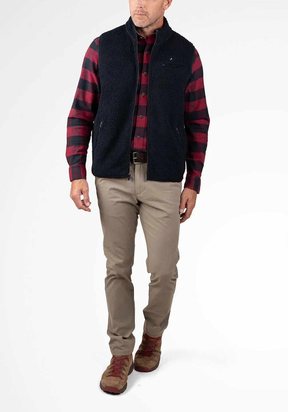 Bonded Berber/Polar Fleece Vest