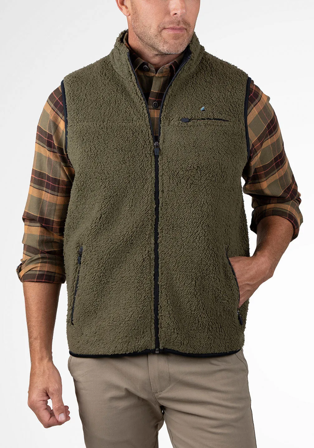 Bonded Berber/Polar Fleece Vest