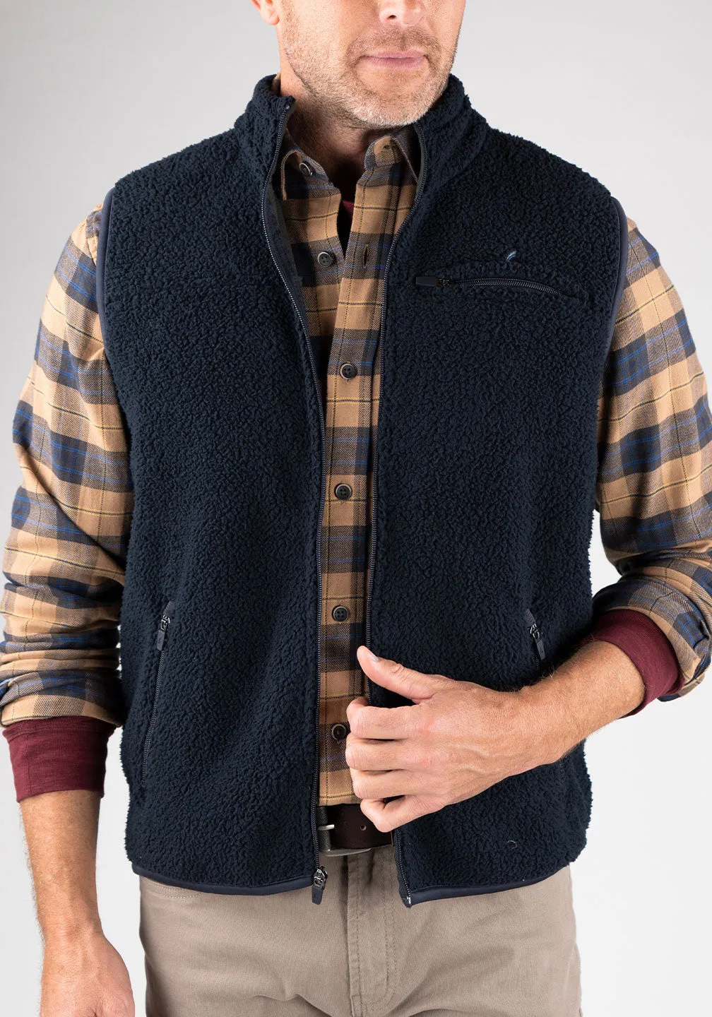 Bonded Berber/Polar Fleece Vest