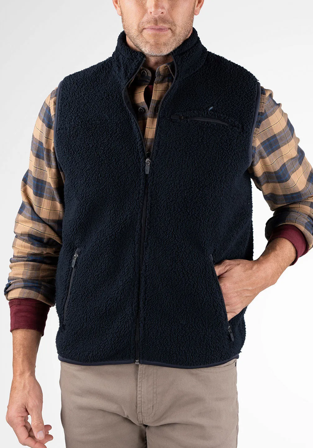 Bonded Berber/Polar Fleece Vest