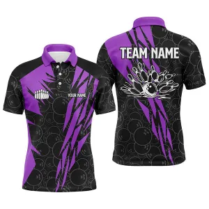 Bowling Strike Team League Multicolor Option Customized Name 3D Shirt, Gift for Bowling Lovers