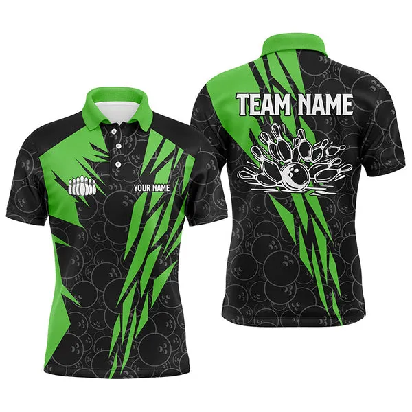 Bowling Strike Team League Multicolor Option Customized Name 3D Shirt, Gift for Bowling Lovers