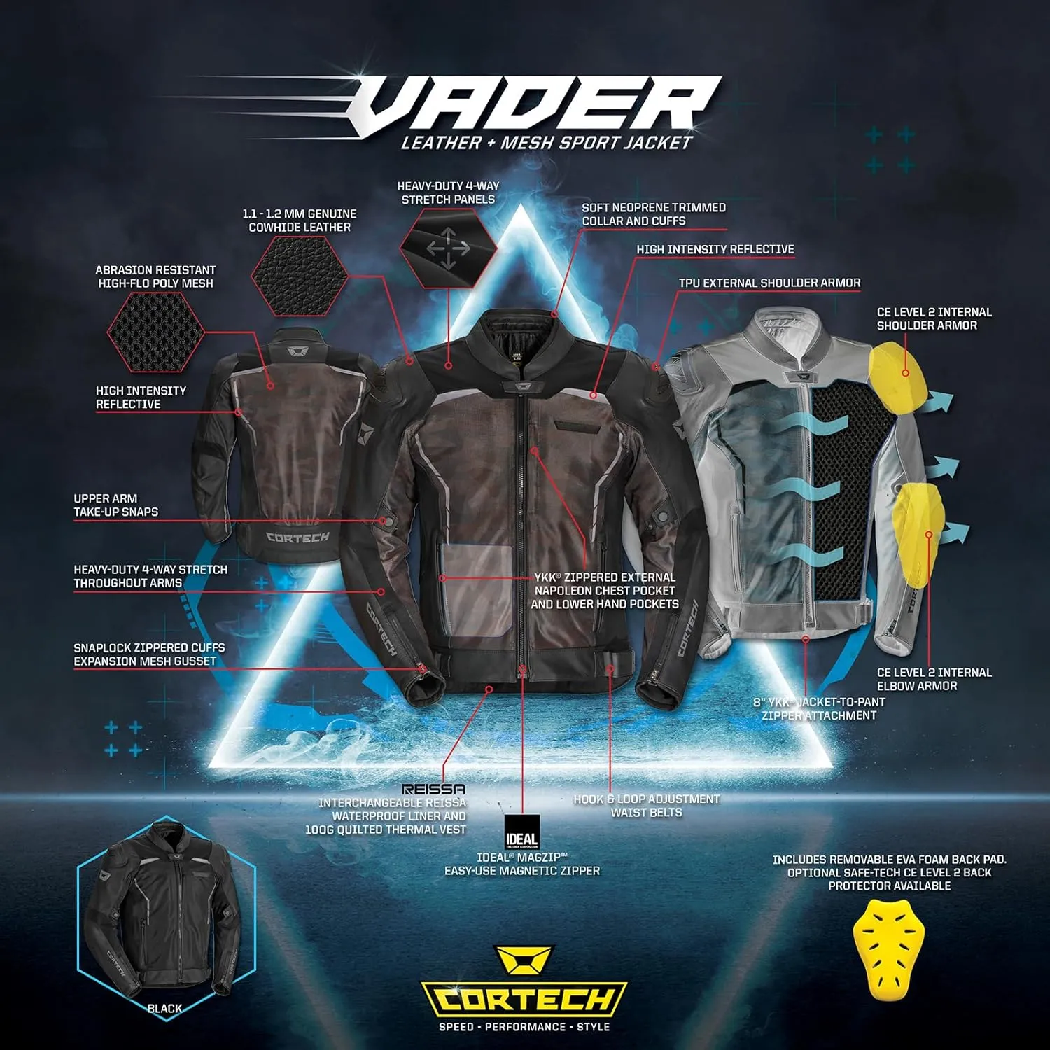 cortech Vader Motorcycle Jacket