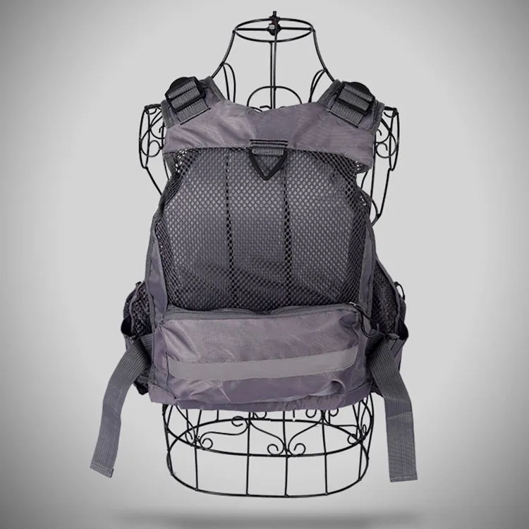 MANNER Outdoor Multifunctional Fishing Life Vest Swimming Life Jacket (Grey)