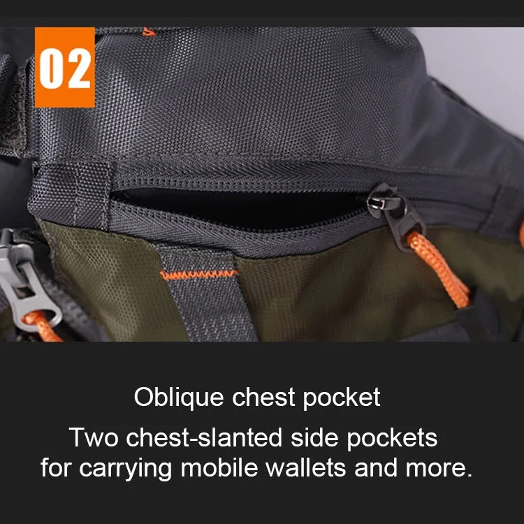 MANNER Outdoor Multifunctional Fishing Life Vest Swimming Life Jacket (Grey)