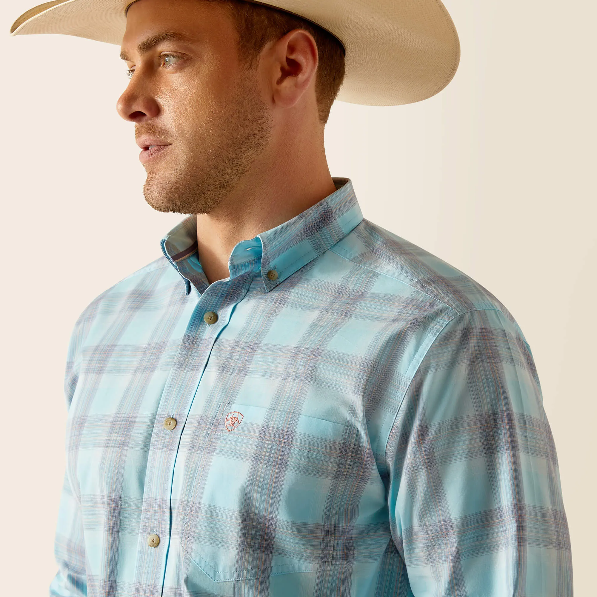 Men's Ariat Pro Series Kane Classic Fit Button Down Shirt #10048437