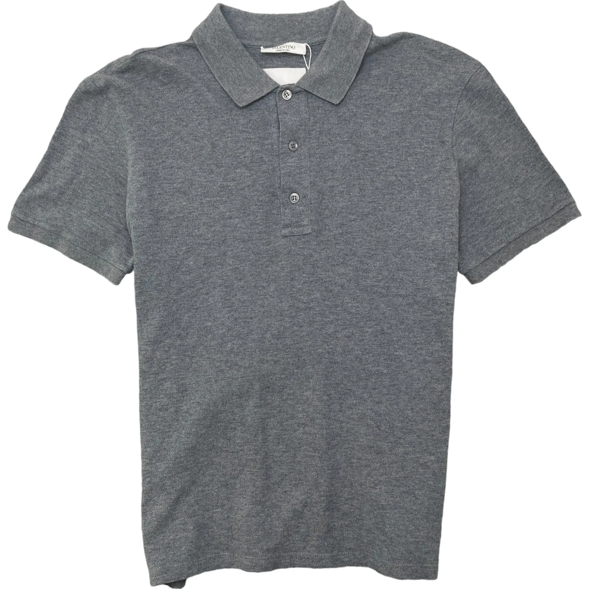 Men's Rockstud Polo Shirt Grey Size M