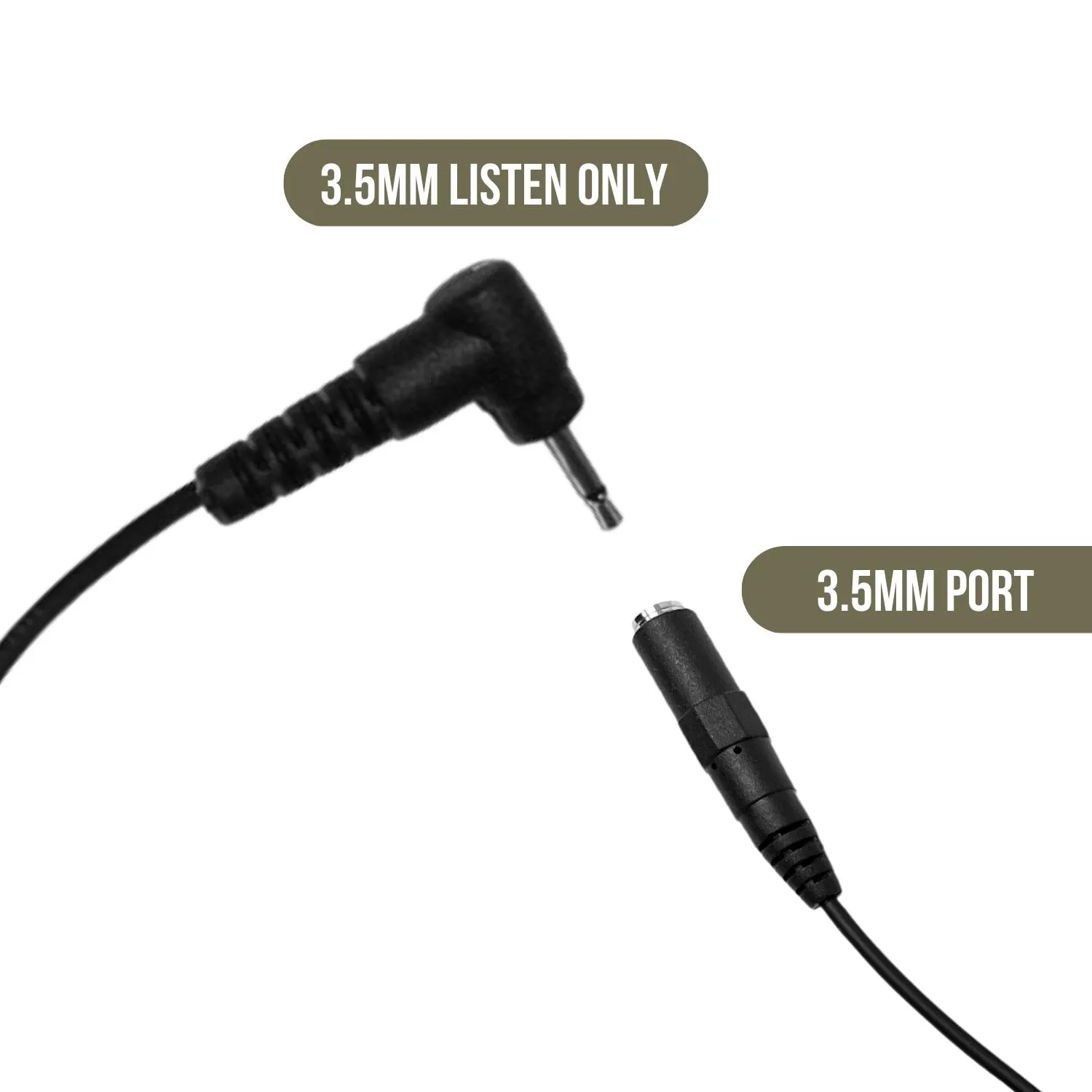 Sheepdog QD 2-Wire PTT Kit, Kenwood TK NX, 3.5mm Port