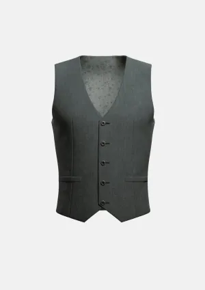 Shimmer Grey Vest
