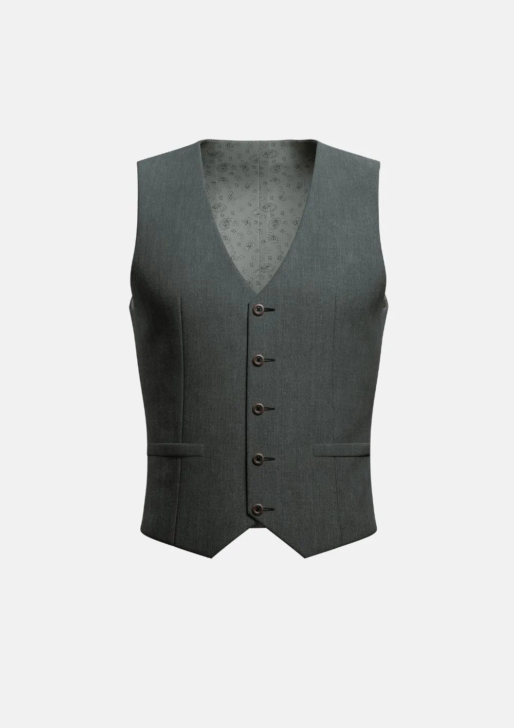 Shimmer Grey Vest