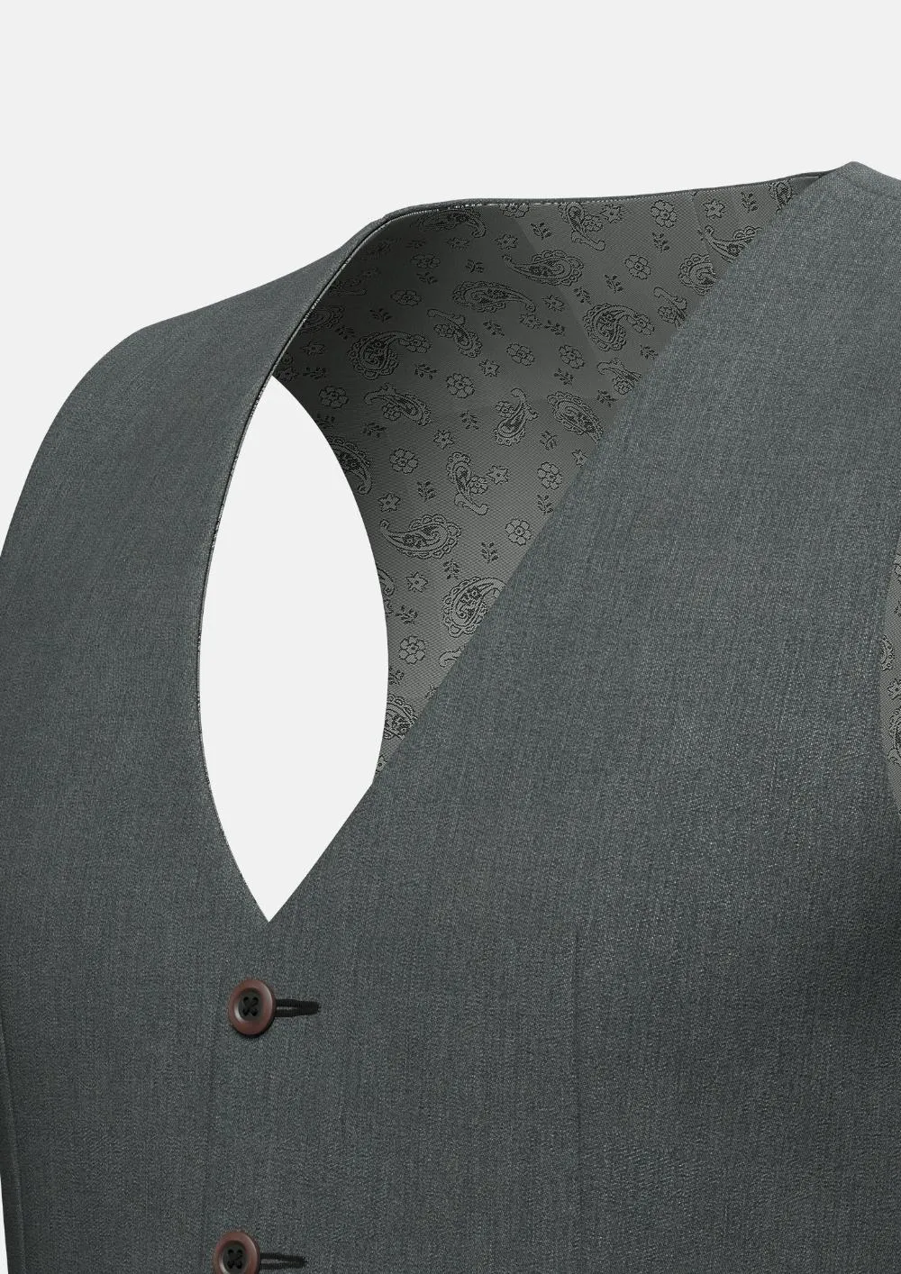 Shimmer Grey Vest
