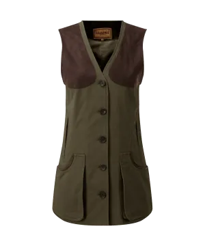 Women's All Season Shooting Vest - Dark Olive